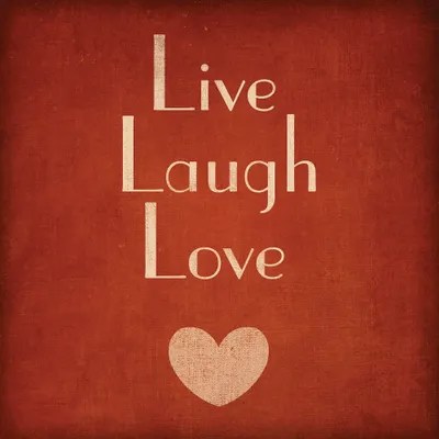 Live Laugh Love Canvas Print by SD Graphics Studio iCanvas