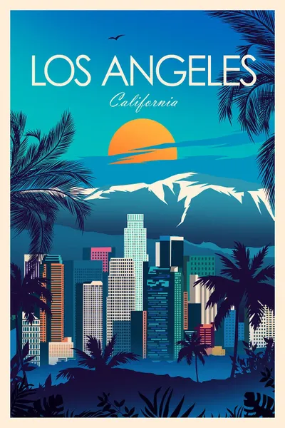 Los Angeles Canvas Wall Art by Studio Inception iCanvas