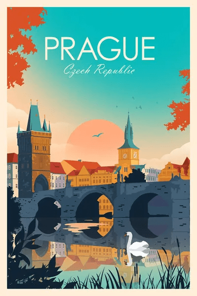 Prague Canvas Art Print by Studio Inception iCanvas