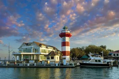 Sunrise In Harbour Town, South Carolina Canvas Art Susanne Kremer