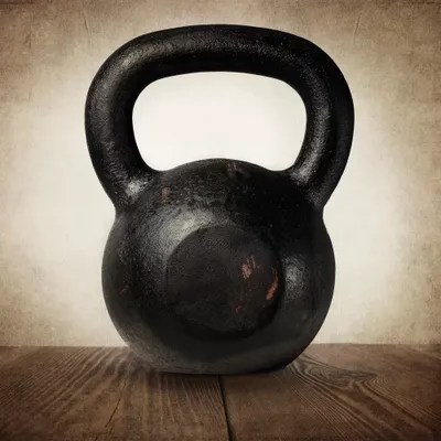 Vintage Kettle Bells Canvas Print by Saint and Sailor Studios iCanvas