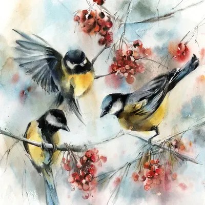 Birds Canvas Wall Art by Sophie Rodionov iCanvas