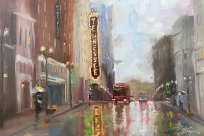 Knoxville TN Canvas Art by Jennifer Stottle Taylor iCanvas