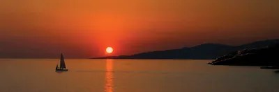Aegean Sunset Canvas Art Print by Steve Toole iCanvas