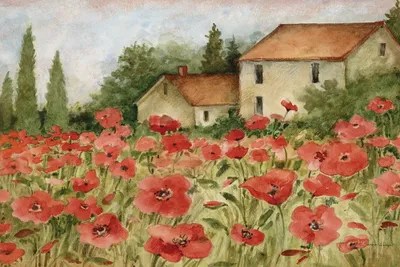 Tuscan LandscapeHoriztonal Canvas Art by Susan Winget iCanvas