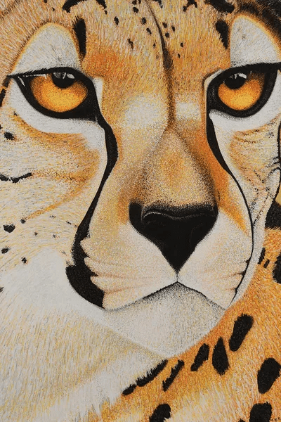 Cheetah Canvas Art by Teal Buehler iCanvas