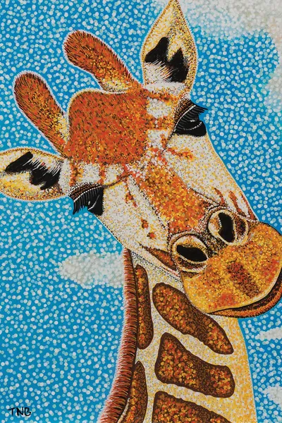 Giraffe Canvas Art Print by Teal Buehler iCanvas