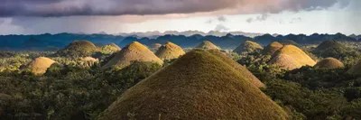 Chocolate Hills Sunset II Canvas Print by Matteo Colombo iCanvas