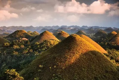 Chocolate Hills Sunset I Canvas Art by Matteo Colombo iCanvas