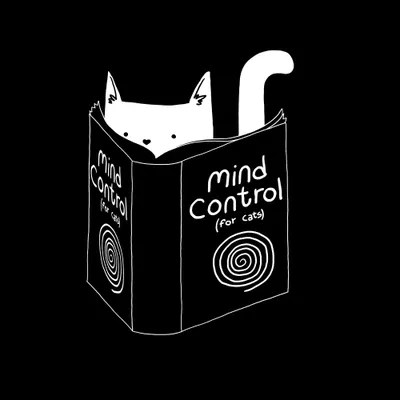 Mind Control For Cats Art Print by Tobias Fonseca iCanvas