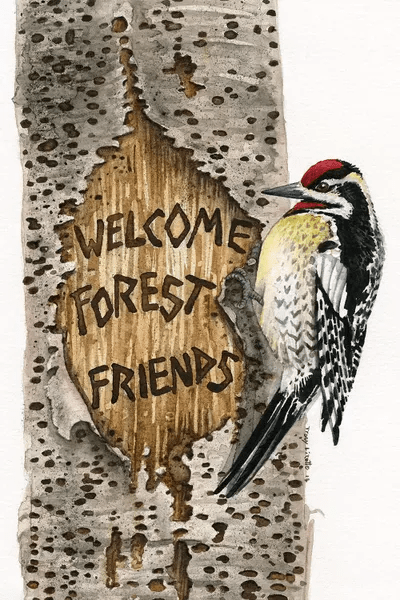 Forest Friends Art Print by Tracy Lizotte iCanvas