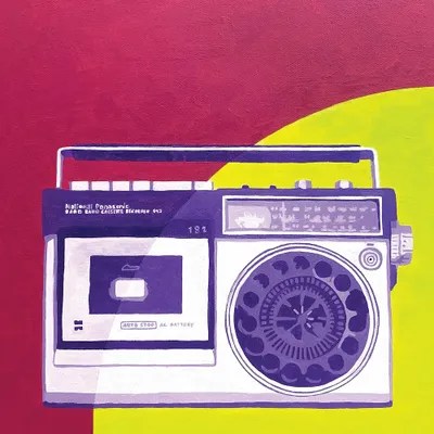 Boombox Canvas Art by Tara Barr iCanvas