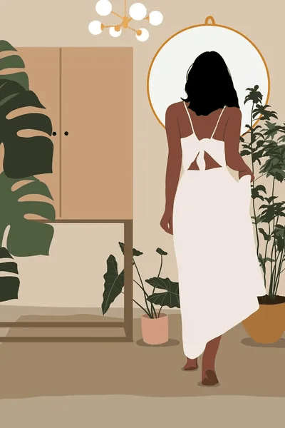 Modern Woman Art Canvas Artwork by Tysee Ciage iCanvas