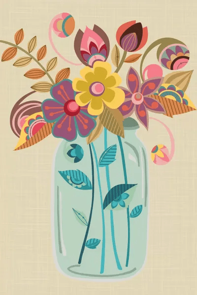 Mason Jar Canvas Art Print by Valentina Harper iCanvas