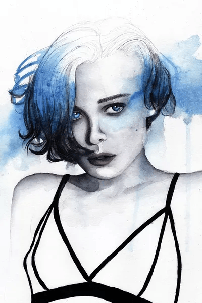 Blue Canvas Art by Victoria Olt iCanvas