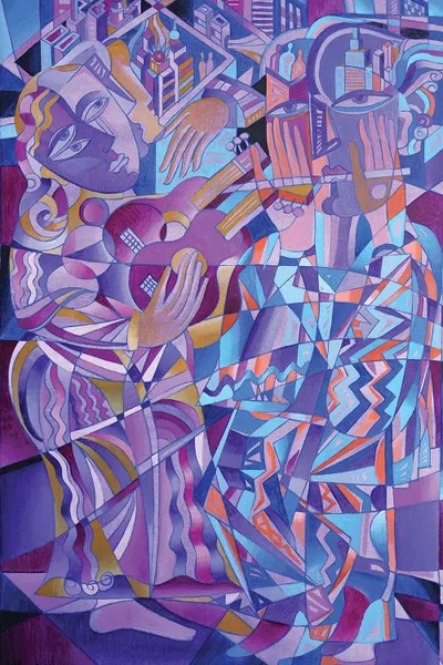 Musicians Canvas Wall Art by Van Hovak iCanvas