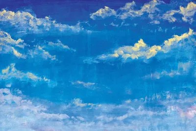Beautiful Blue Sky With Clouds Canvas Print Valery Rybakow iCanvas