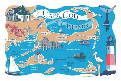 Cape Cod Canvas Artwork by Vestiges iCanvas