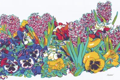 Spring Flowers Canvas Art by Vitali Komarov iCanvas