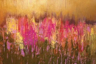 Sunset Field Canvas Wall Art by Vera Zhukova iCanvas