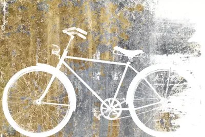 Gilded Bicycle Canvas Artwork by Wild Apple Portfolio iCanvas