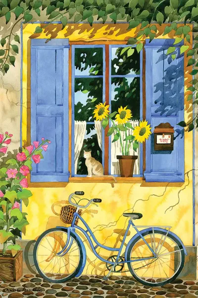 The French Bike Canvas Art Print by Robin Wethe Altman iCanvas
