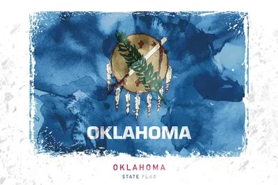 Oklahoma Art Print by WallDecorAddict iCanvas