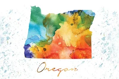 Oregon State Oregon Art Print by WallDecorAddict iCanvas