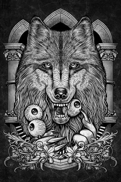 Wolf Art Print by Winya Sangsorn iCanvas