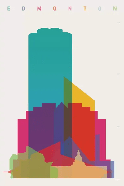 Edmonton Canvas Print by Yoni Alter iCanvas