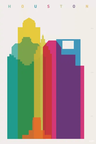 Houston Canvas Art by Yoni Alter iCanvas