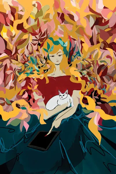 Flower Bed Canvas Art by Year of the Cat iCanvas