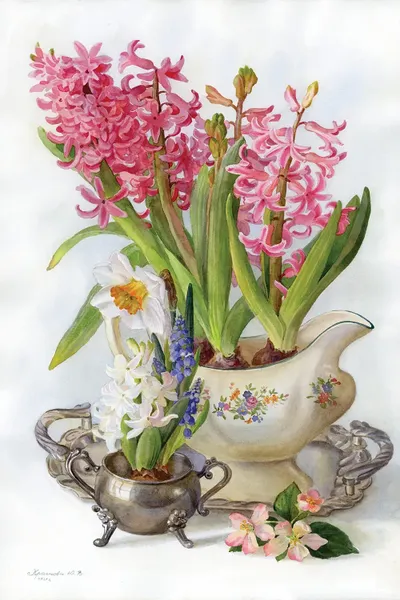 Spring Flowers Canvas Print by Yulia Krasnov iCanvas