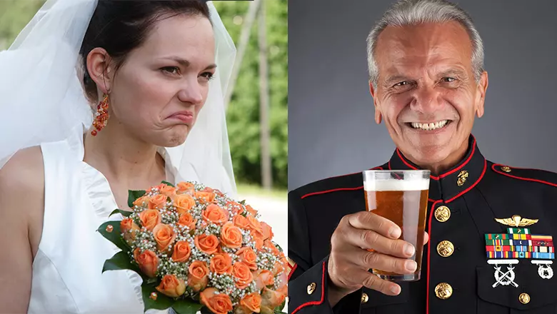 Angry Bride Kicks Veteran Out Of Wedding For Wearing His Uniform iHeart