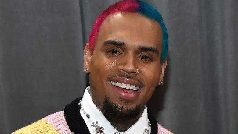 Chris Brown Got A Massive Air Jordan Sneaker Tattooed On His Face | Iheart 440_x_780_jpg