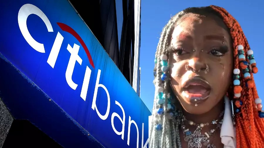 The bank teller refuses to accept the Black Woman's 30,000 check