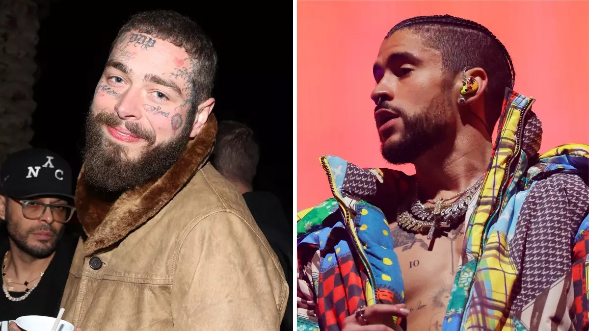 Bad Bunny Left Speechless As Post Malone Crashes Coachella Performance