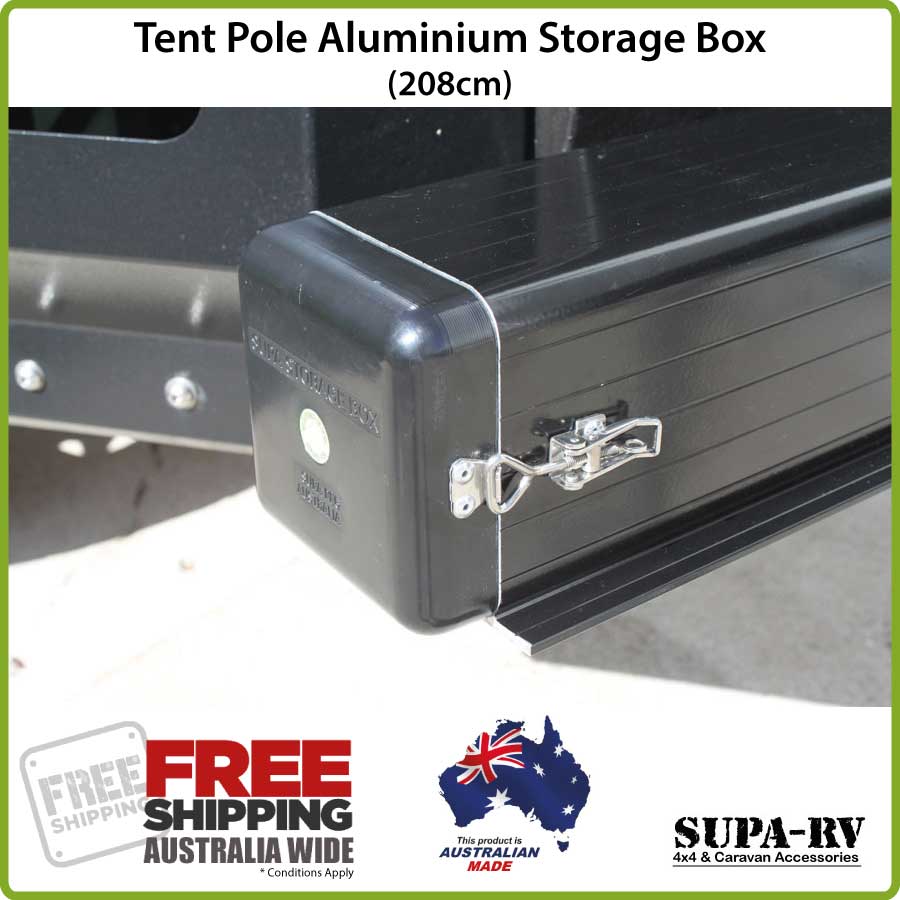 Caravan Pole Carrier Box 208cm Tent Pole Storage also suits Camper