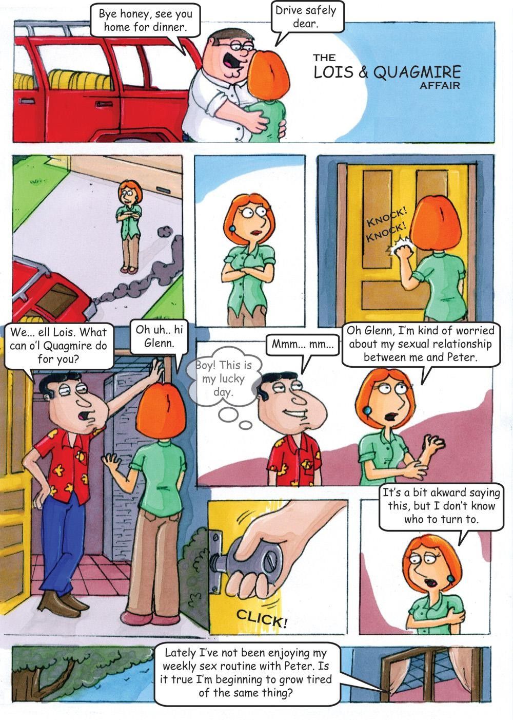 Lois and Quagmire Affair (Family Guy) | ComicsXD