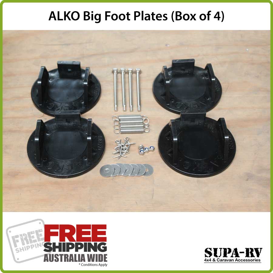ALKO Big Foot Caravan Camper Trailer Stabilizer Leg PlatesFeetPads