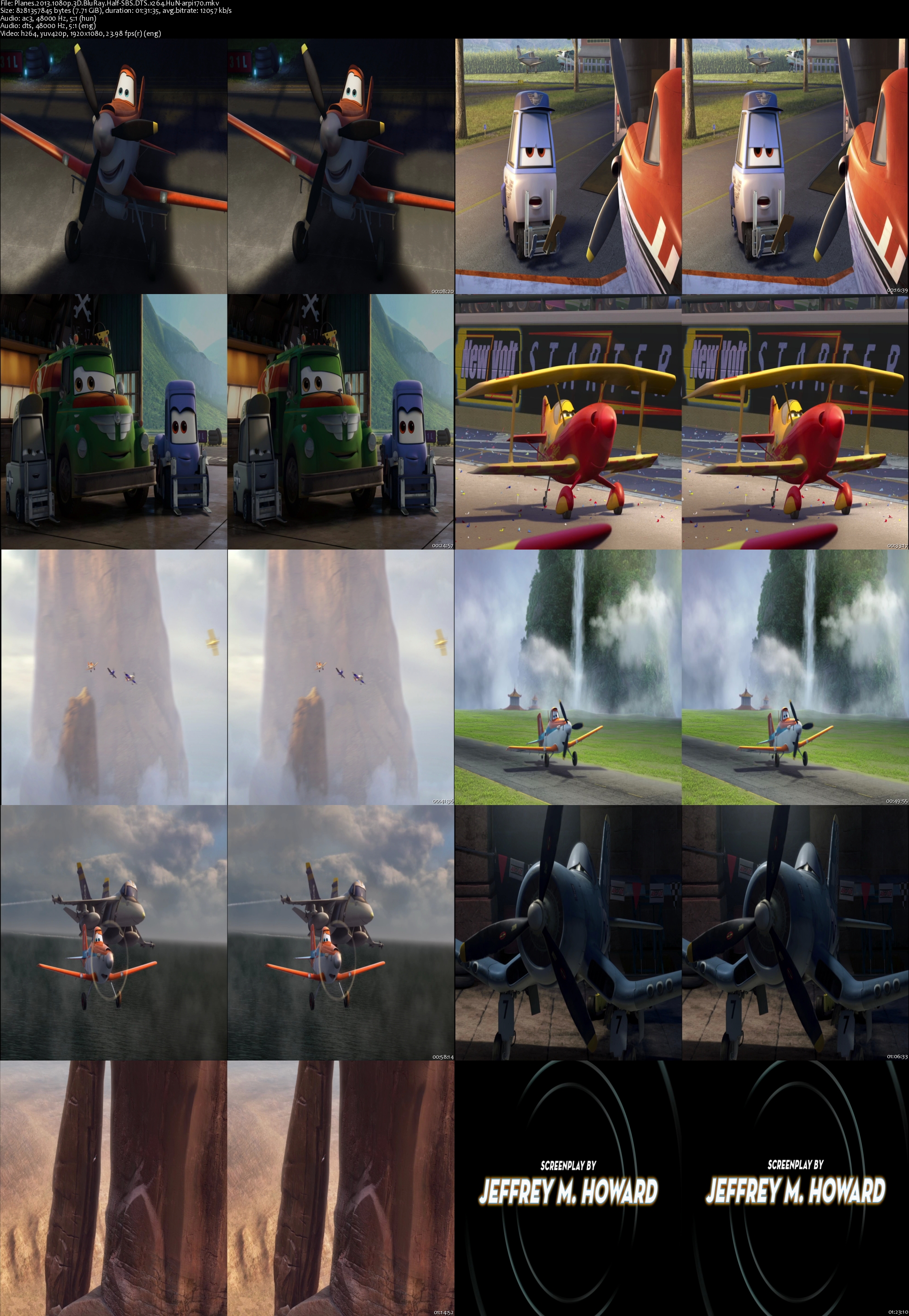 Repcsik (Planes) 2013 3D 3D Filmek letöltése