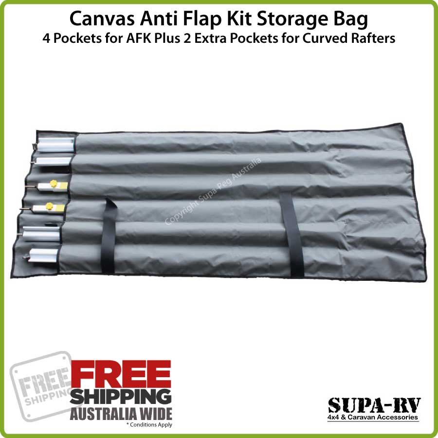 Anti Flap Kit Canvas De Flapper Storage Bag Suits Aussie Traveller