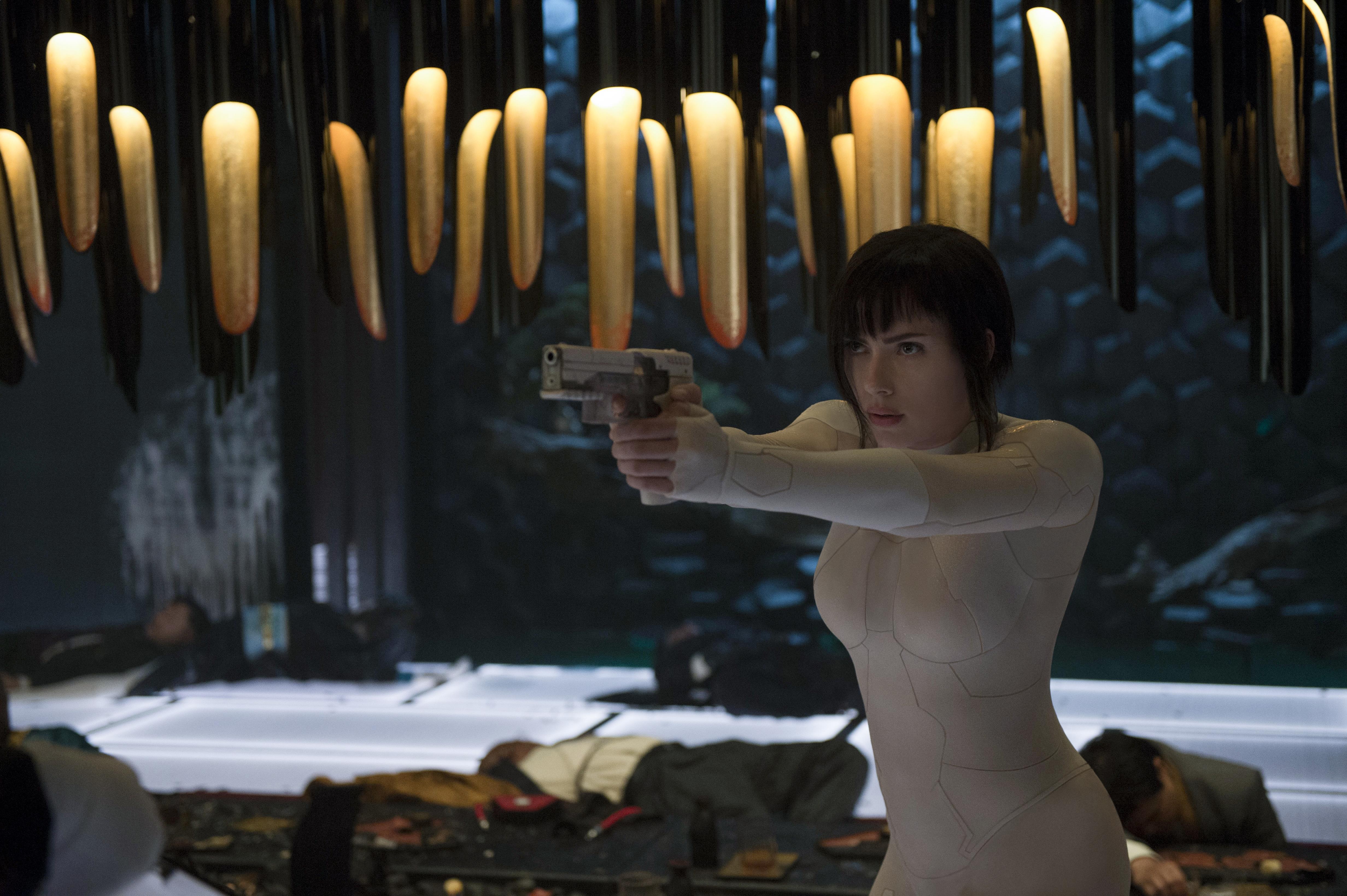 GHOST IN THE SHELL: Scarlett Johansson & Her Shell Squad Feature In