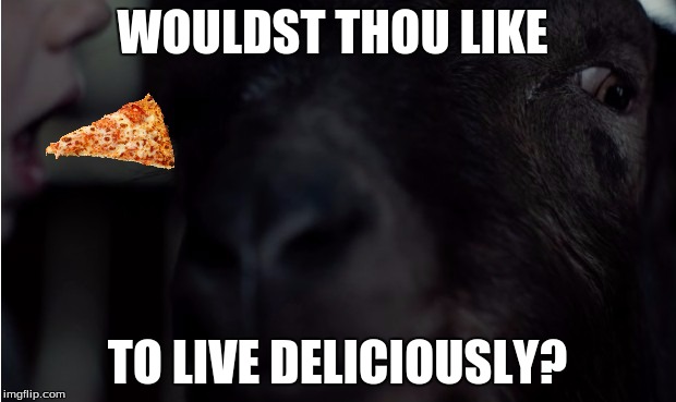Black Phillip Lives Deliciously Imgflip