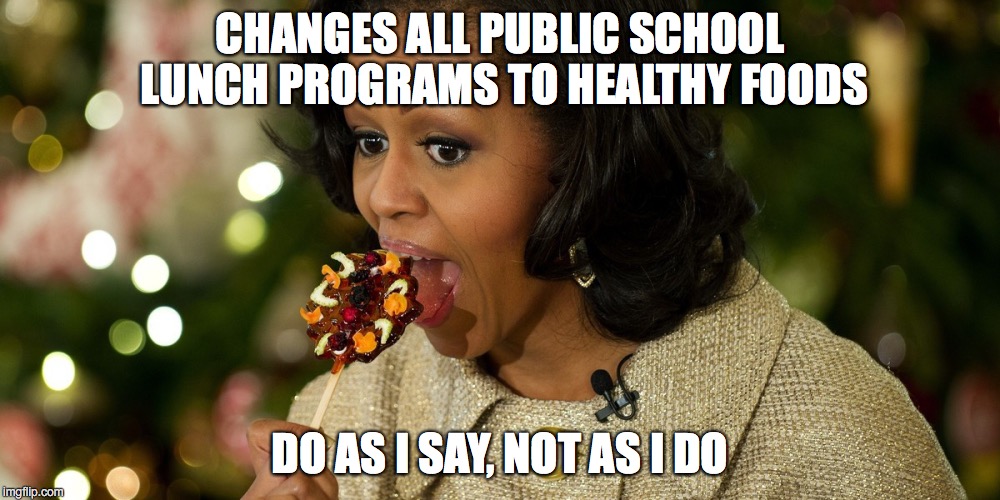 IF I TAKE ALL THE SNACKS OUT OF SCHOOLS, THEN THERE ARE MORE FOR ME