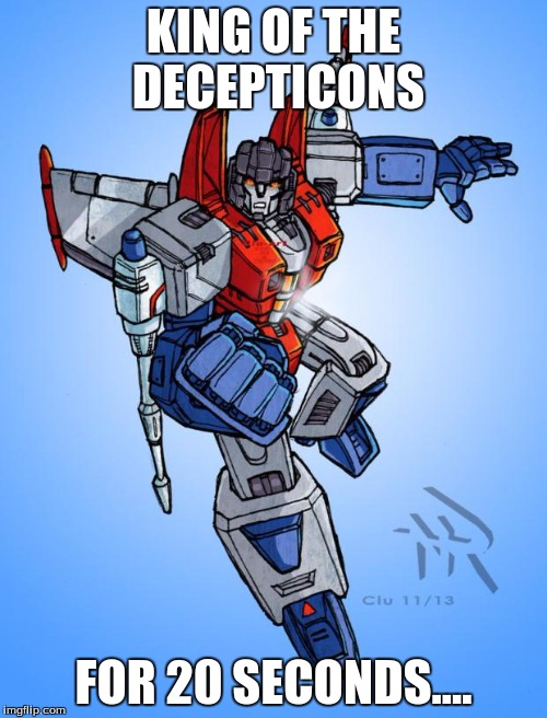 Transformers Starscream Imgflip