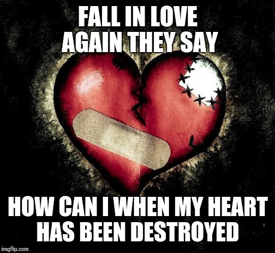 Broken heart Imgflip