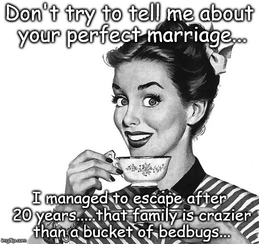 Retro woman teacup Imgflip