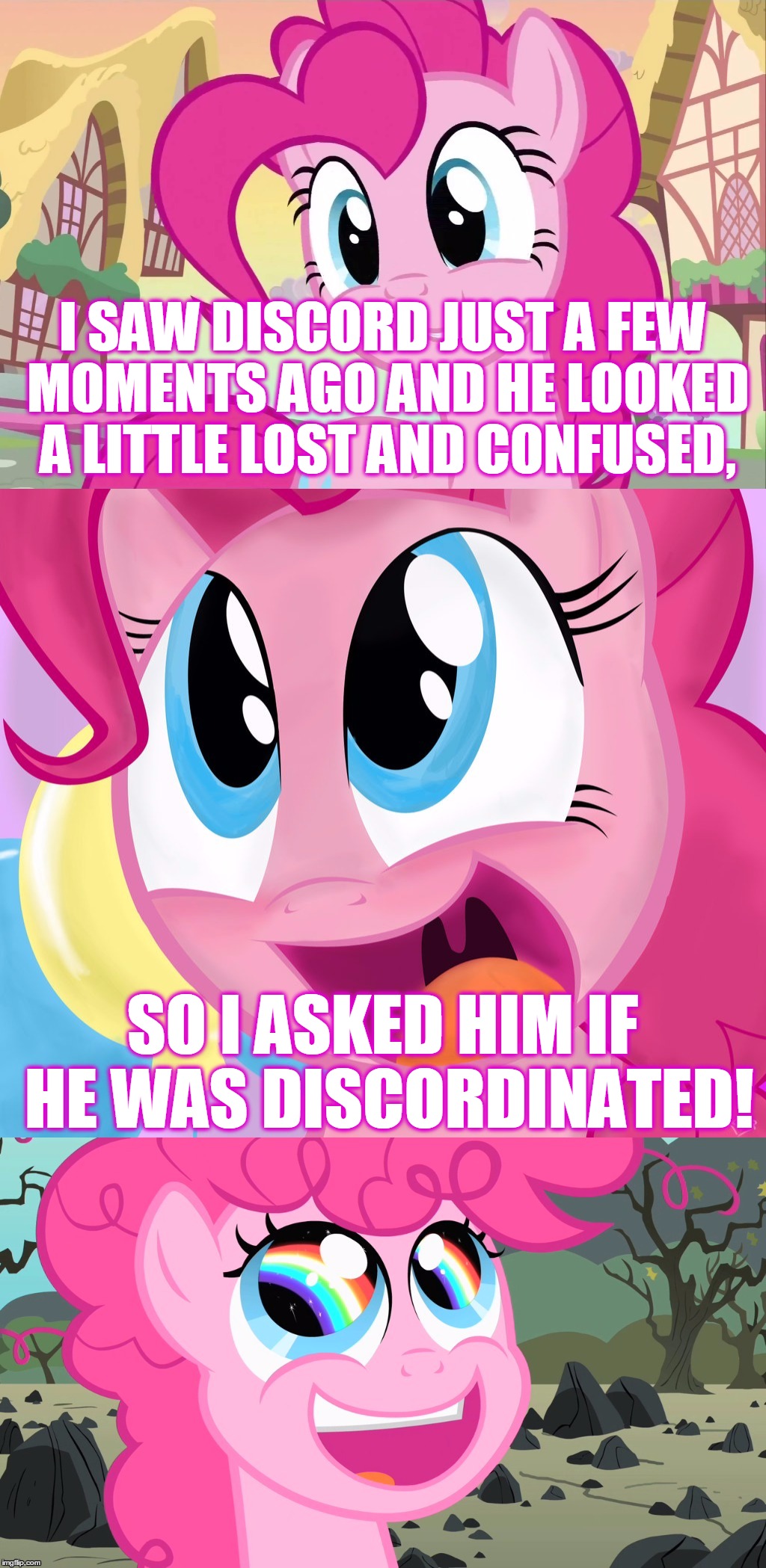 Bad Pun Pinkie Pie Imgflip