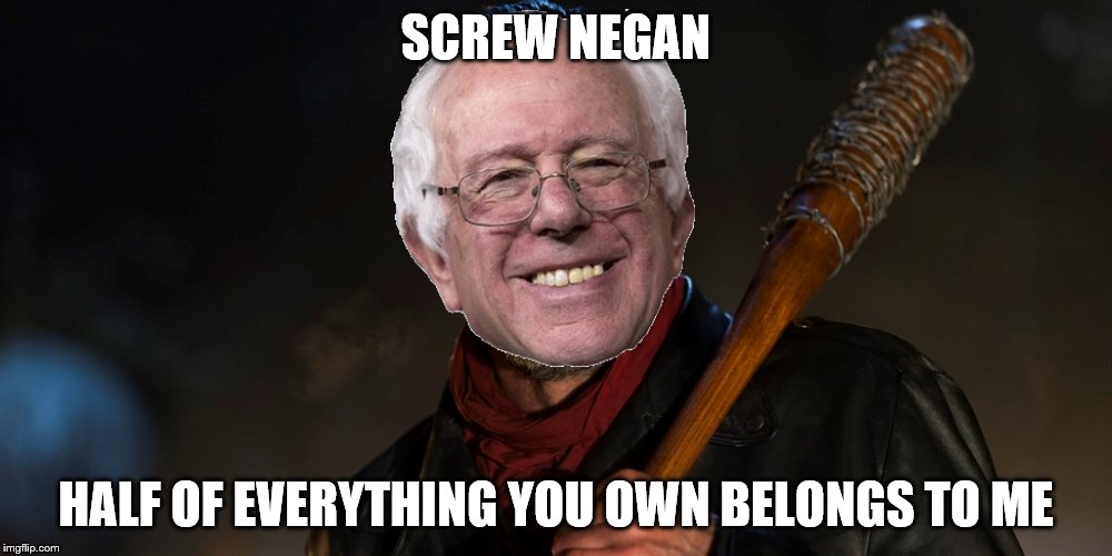 The real Negan unveiled! Feel the bash. Imgflip